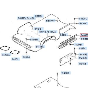 Mobıs 8414743000 H100 Arka Kapı Basamak Pleyt